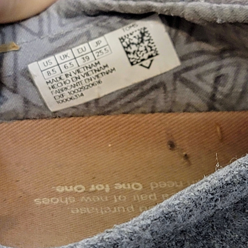TOMS Wool Suede Altair Slip on Sneakers - Picture 5 of 5